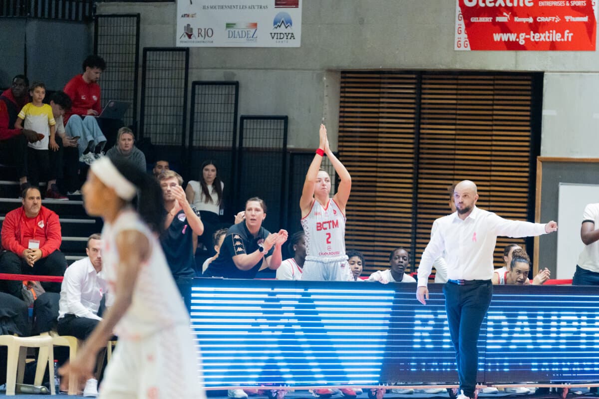 Clément Sanchez and Elena Zemoura (La Tronche Meylan) against Toulouse M.B., La Boulangère Wonderligue, October 7, 2026