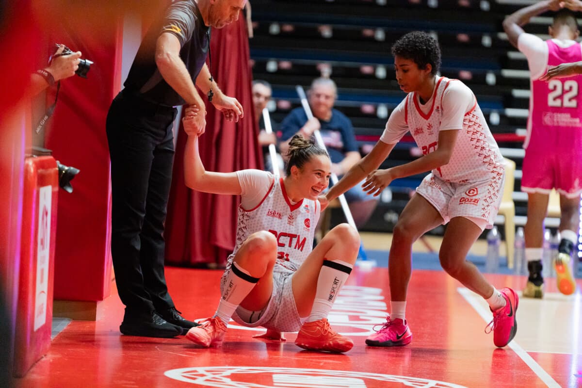 Freddy Lepercq, Nathalie Desset and Maelynn Elmira-Eudaric (La Tronche Meylan) against Toulouse M.B., La Boulangère Wonderligue, October 7, 2026