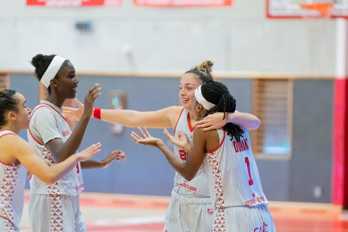 Ashunae Durant, Merveille Lokoka and Elena Zemoura (La Tronche Meylan) against Toulouse M.B., La Boulangère Wonderligue, October 7, 2026