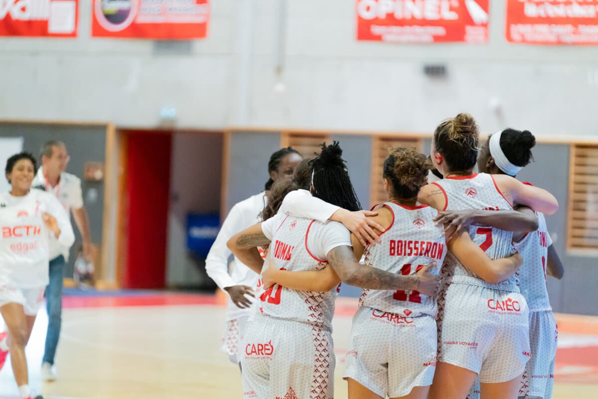 Jasmine Thomas, Tilise Boisseron and Elena Zemoura (La Tronche Meylan) against Toulouse M.B., La Boulangère Wonderligue, October 7, 2026