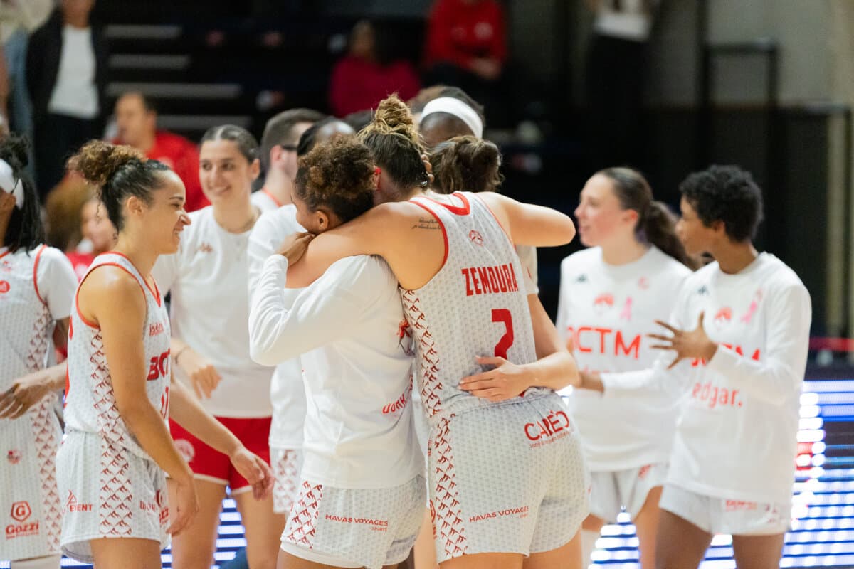 Elena Zemoura and Elsie Nelhomme (La Tronche Meylan) against Toulouse M.B., La Boulangère Wonderligue, October 7, 2026