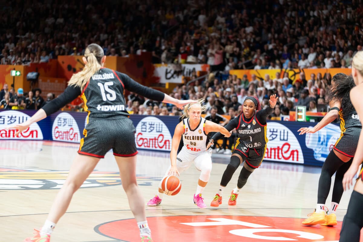 Julie Allemand (Belgium (W)) against Germany (W), Women's World Cup, September 10, 2026