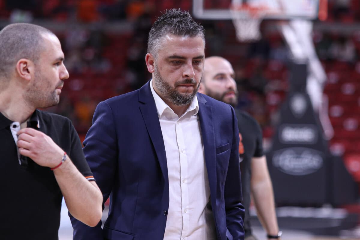 Coach Elric Delord during Le Mans - Paris Basketball, Betclic ELITE, March 5, 2022