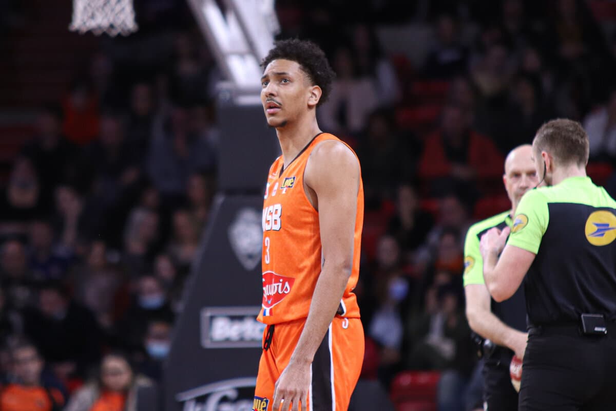 Matthieu Gauzin (Le Mans) against Paris Basketball, Betclic ELITE, March 5, 2022