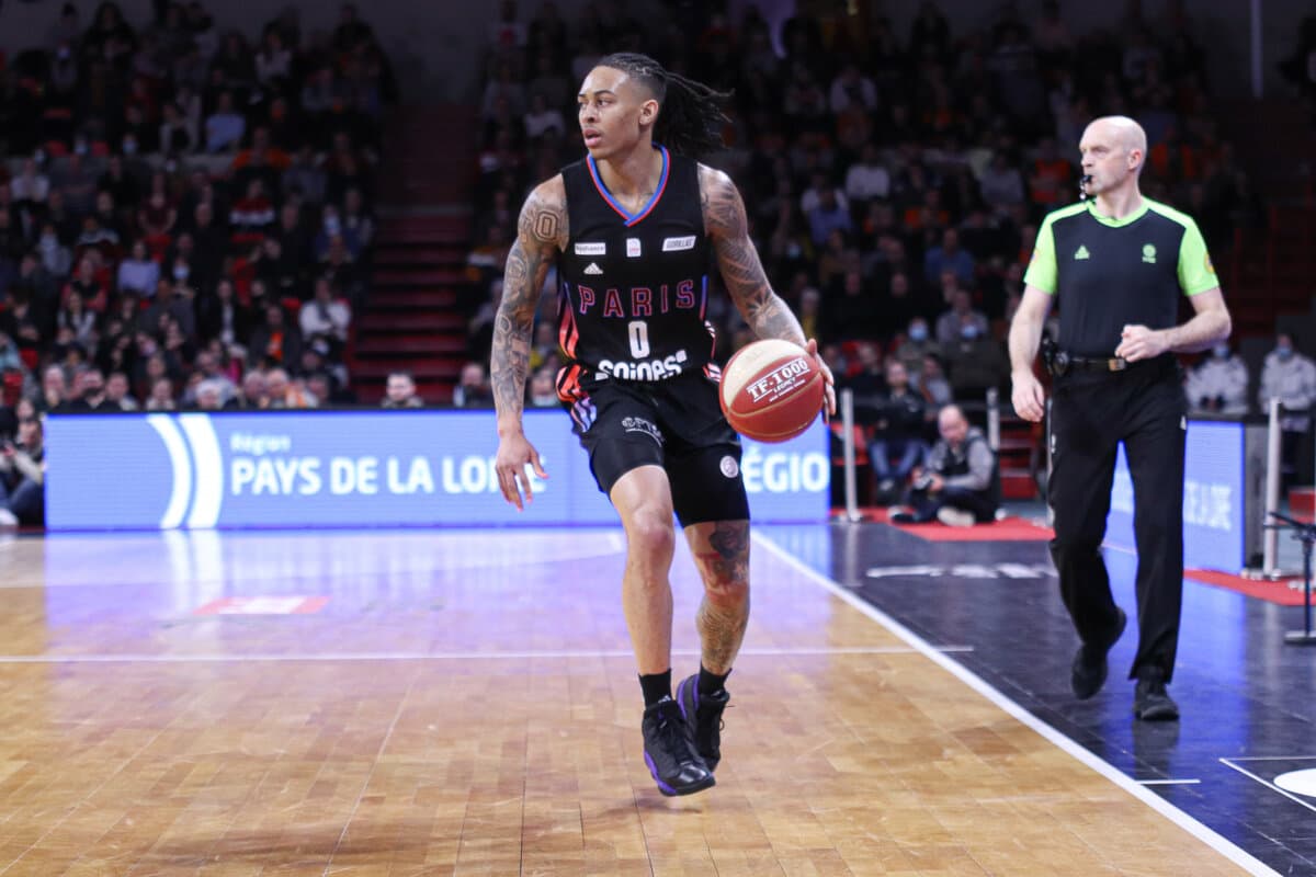 Kyle Allman (Paris Basketball) against Le Mans, Betclic ELITE, March 5, 2022