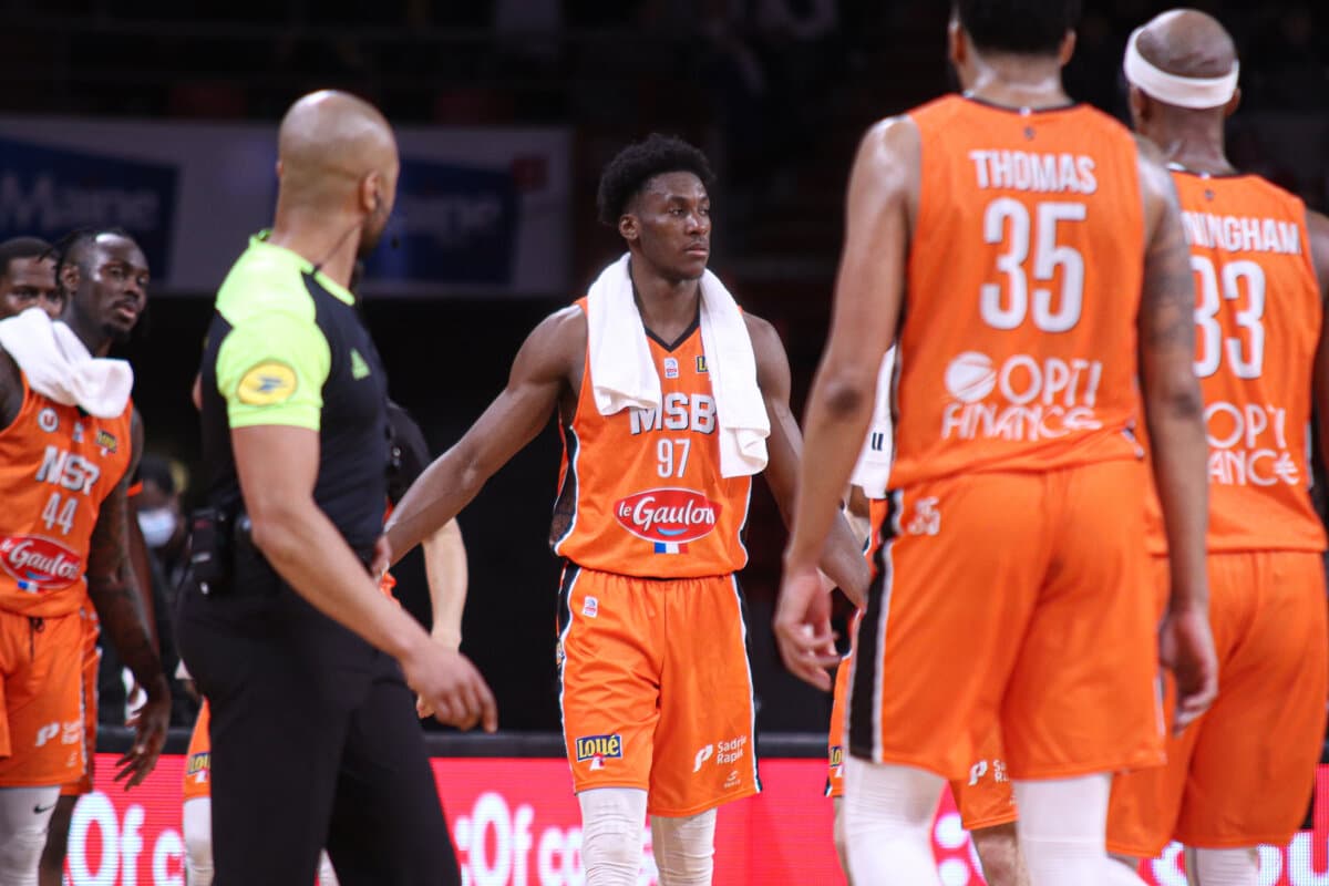 Valentin Chery (Le Mans) against Paris Basketball, Betclic ELITE, March 5, 2022