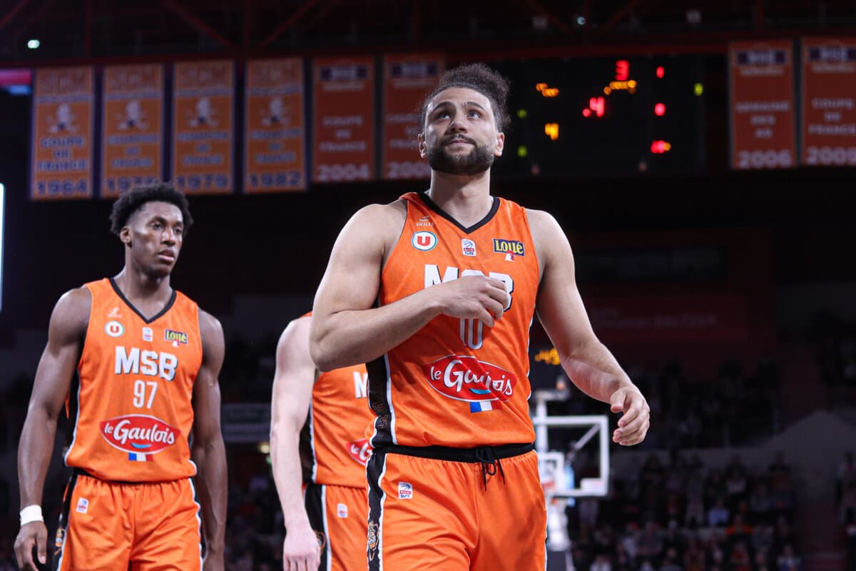 Kaza Kajami-Keane (Le Mans) against Paris Basketball, Betclic ELITE, March 5, 2022