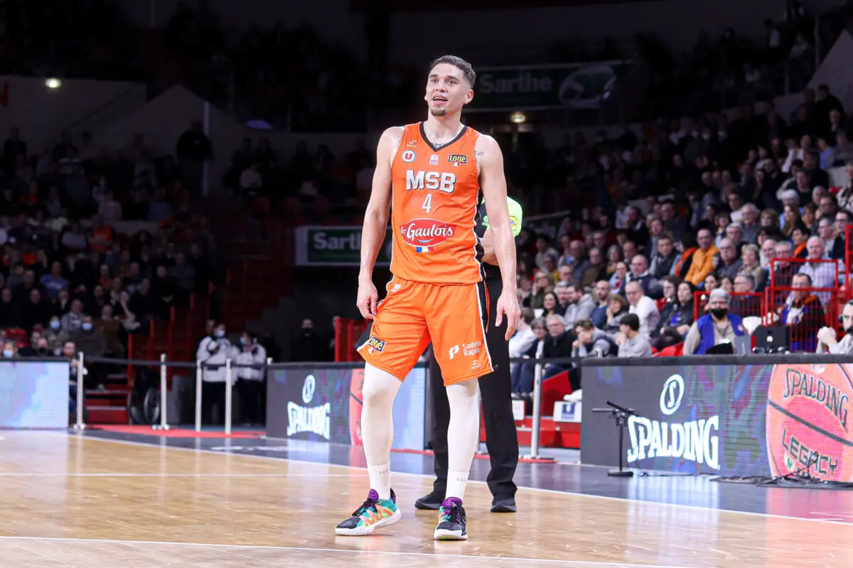 Scott Bamforth (Le Mans) against Paris Basketball, Betclic ELITE, March 5, 2022