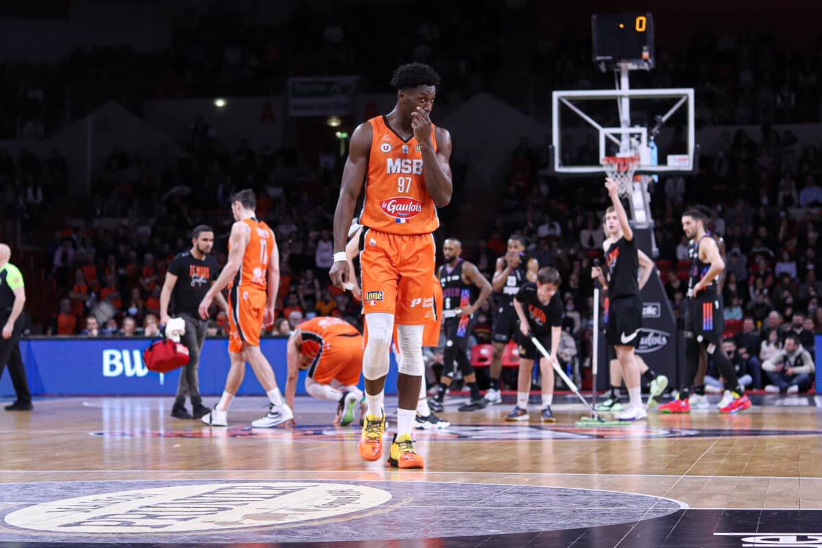 Valentin Chery (Le Mans) against Paris Basketball, Betclic ELITE, March 5, 2022