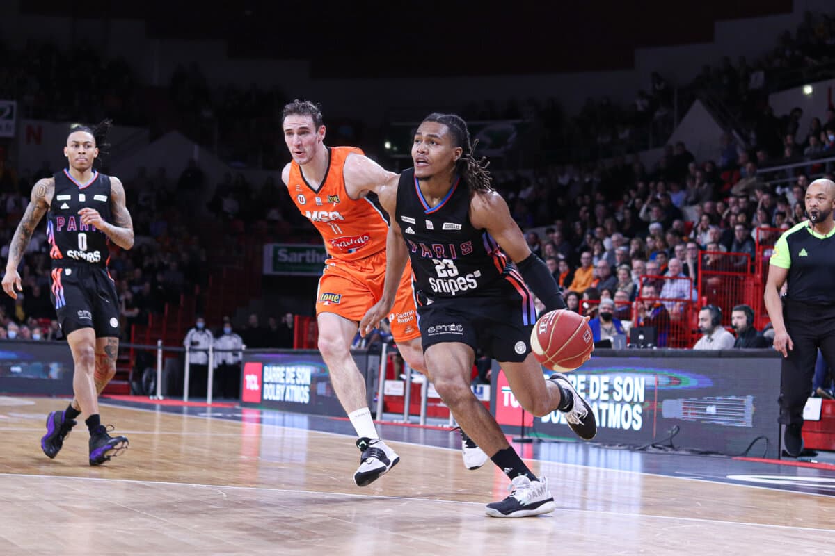 Juhann Begarin (Paris Basketball) against Le Mans, Betclic ELITE, March 5, 2022