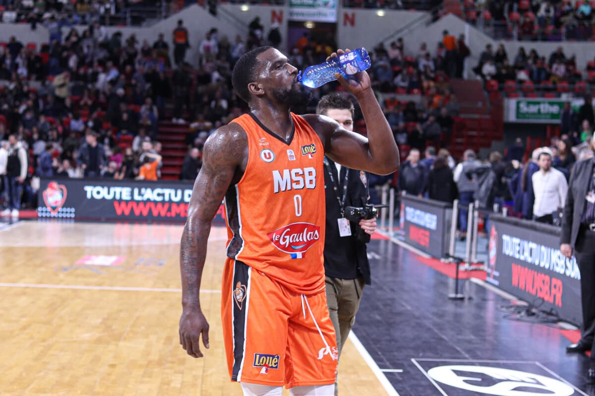 Darius Johnson-Odom (Le Mans) against Paris Basketball, Betclic ELITE, March 5, 2022