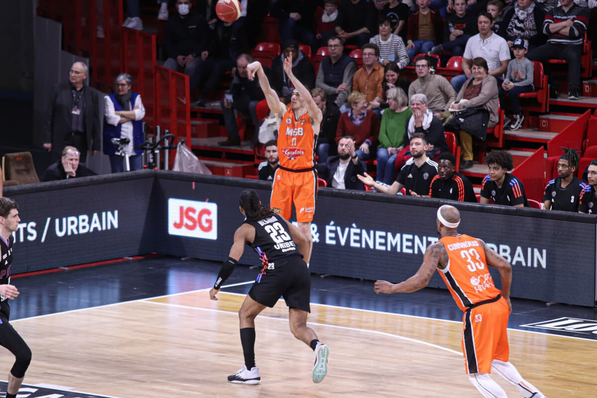 Terry Tarpey (Le Mans) against Paris Basketball, Betclic ELITE, March 5, 2022