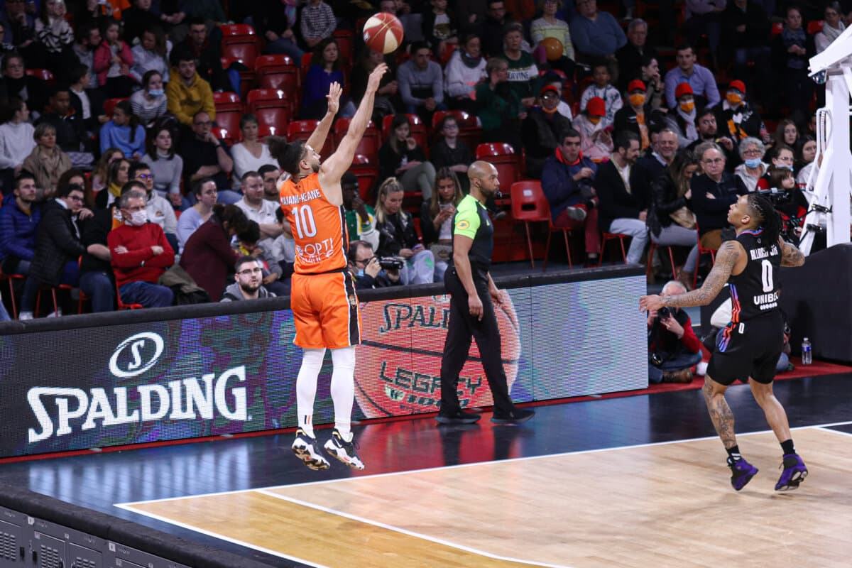Kaza Kajami-Keane (Le Mans) against Paris Basketball, Betclic ELITE, March 5, 2022