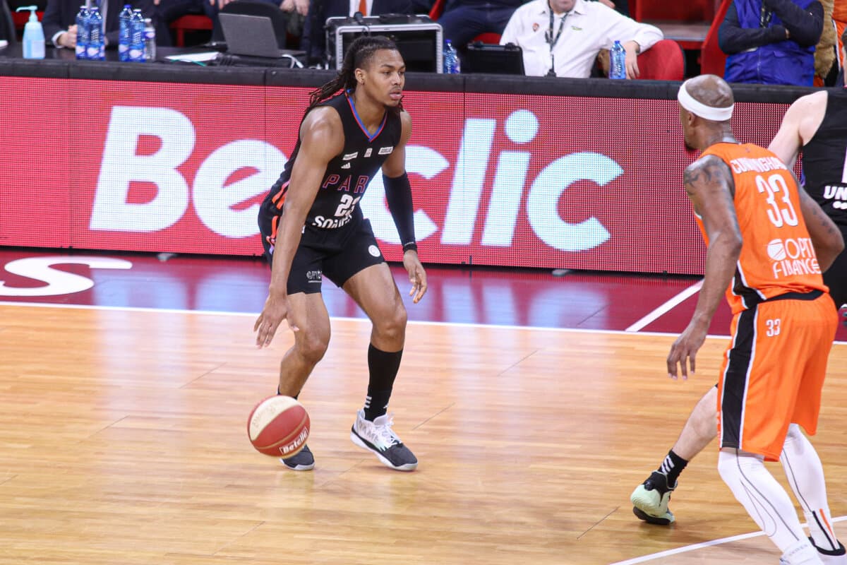Juhann Begarin (Paris Basketball) against Le Mans, Betclic ELITE, March 5, 2022