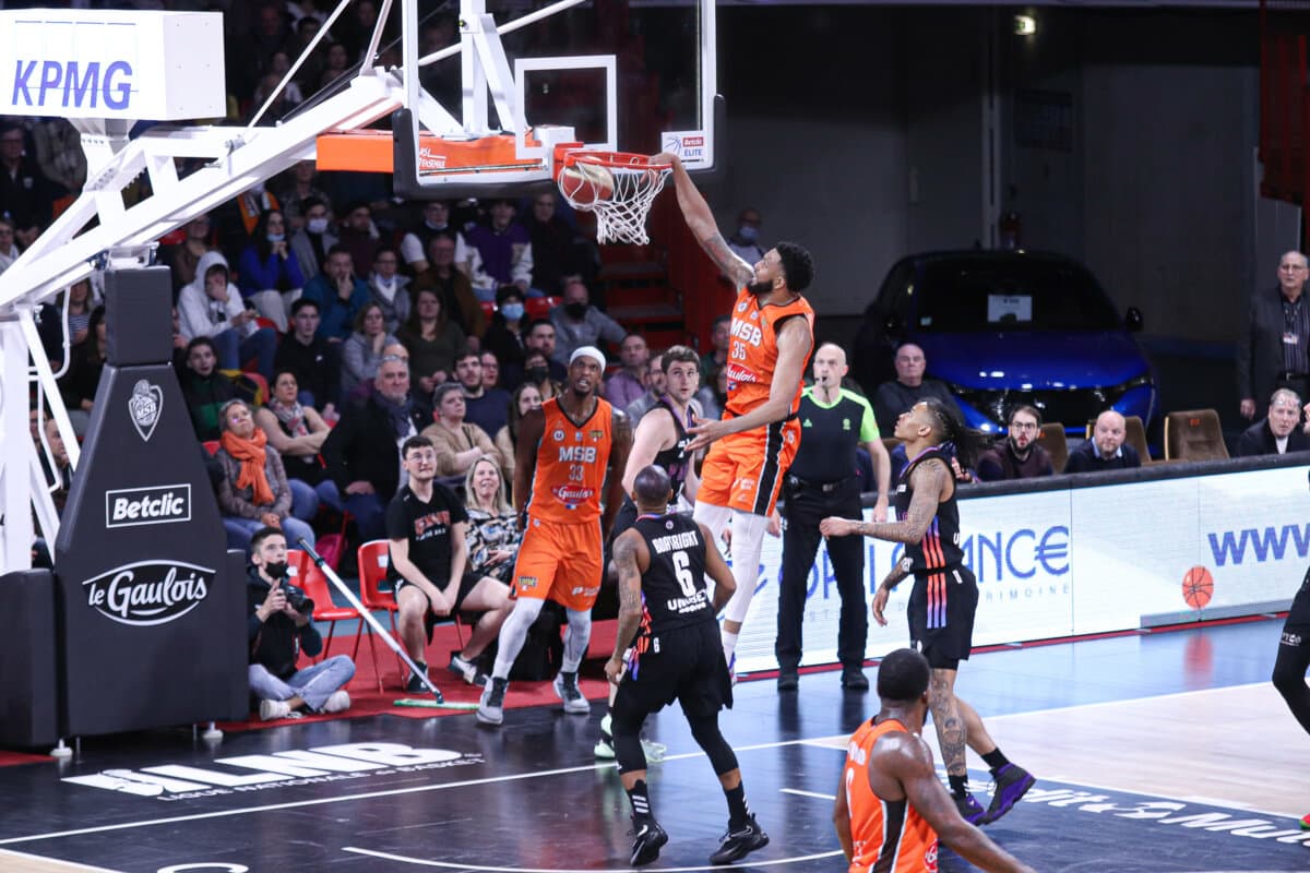 TaShawn Thomas (Le Mans) against Paris Basketball, Betclic ELITE, March 5, 2022