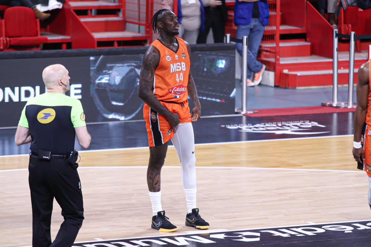Williams Narace (Le Mans) against Paris Basketball, Betclic ELITE, March 5, 2022