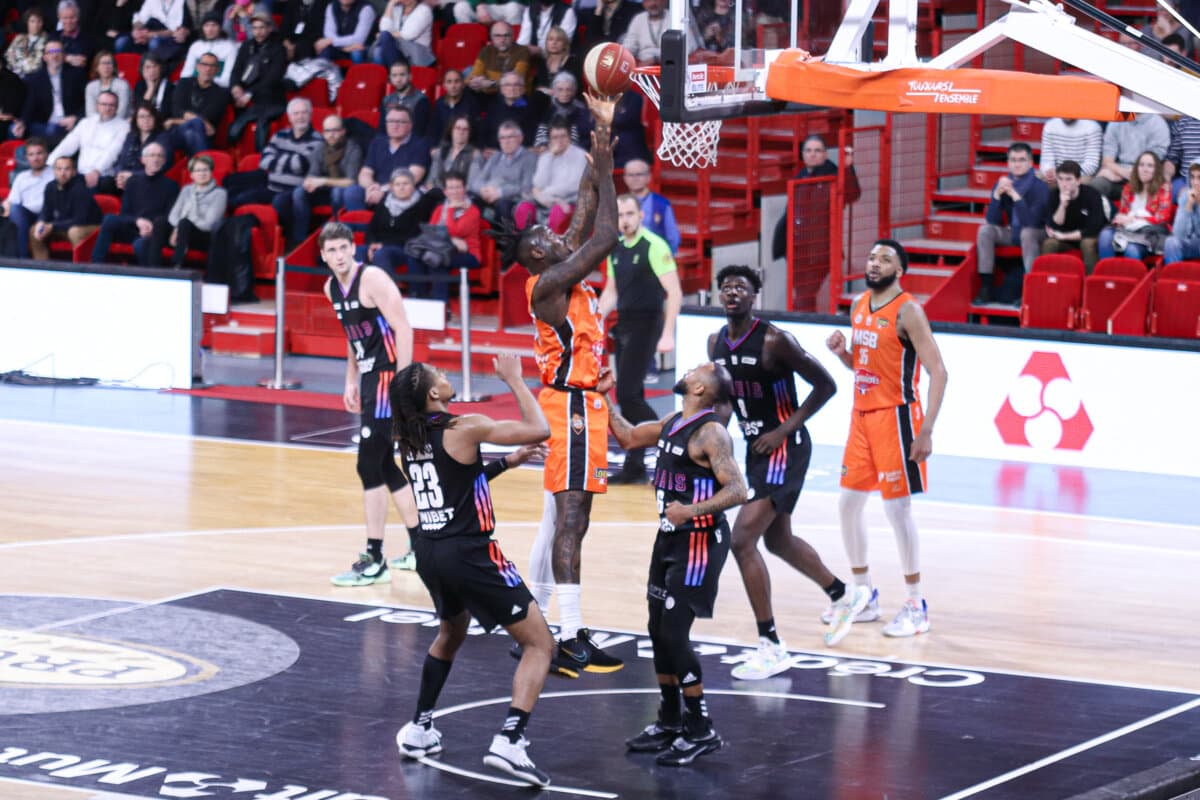 Williams Narace (Le Mans) against Paris Basketball, Betclic ELITE, March 5, 2022