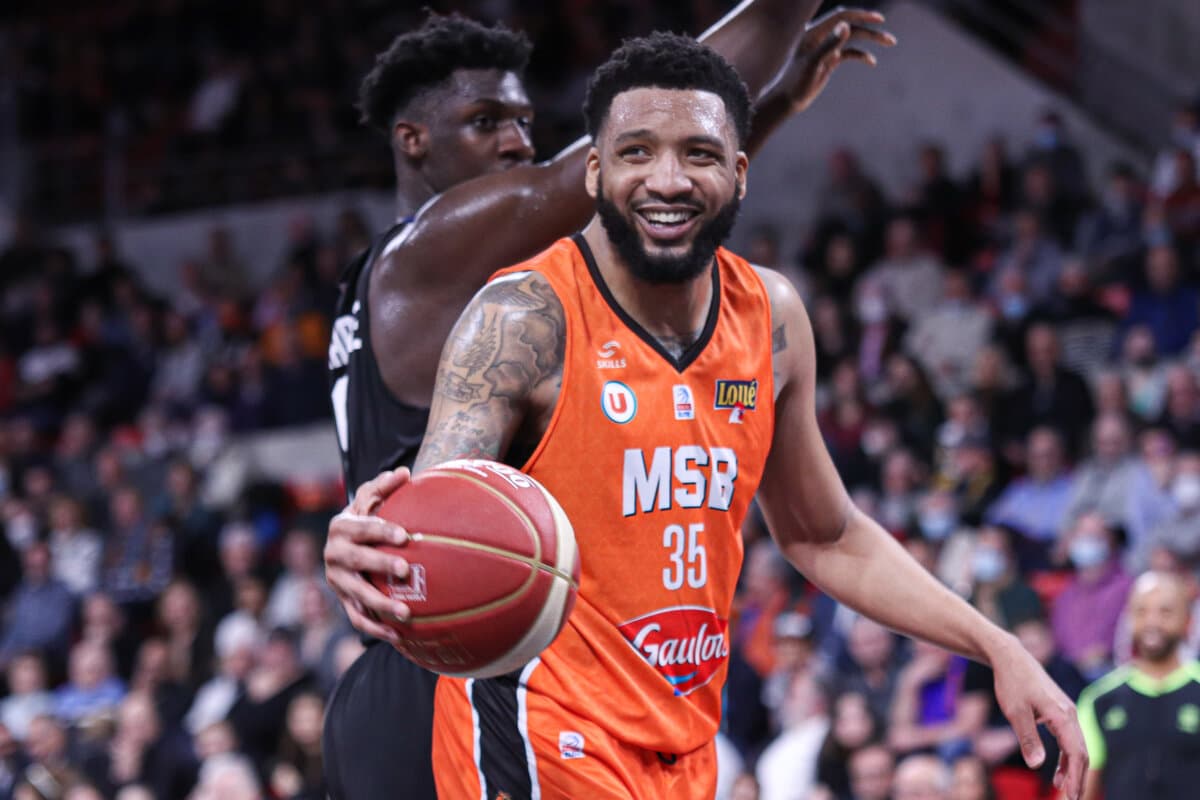 TaShawn Thomas (Le Mans) against Paris Basketball, Betclic ELITE, March 5, 2022