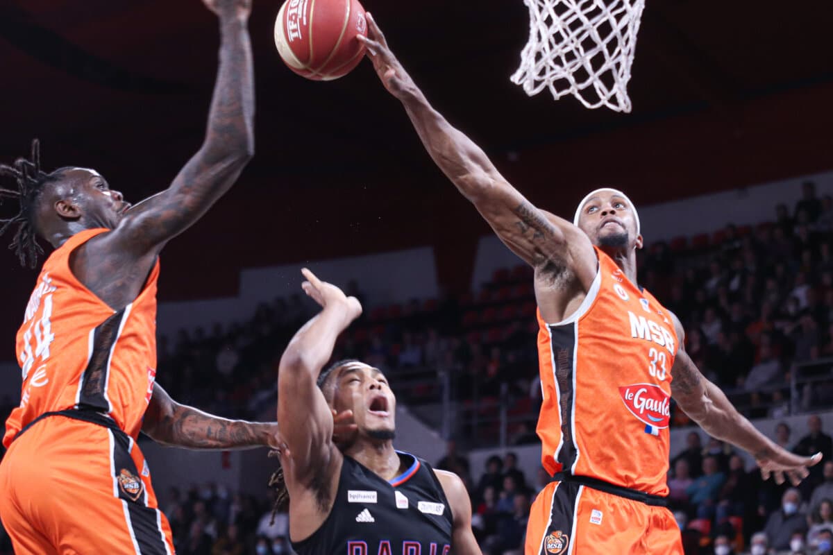 Dante Cunningham (Le Mans) against Paris Basketball, Betclic ELITE, March 5, 2022