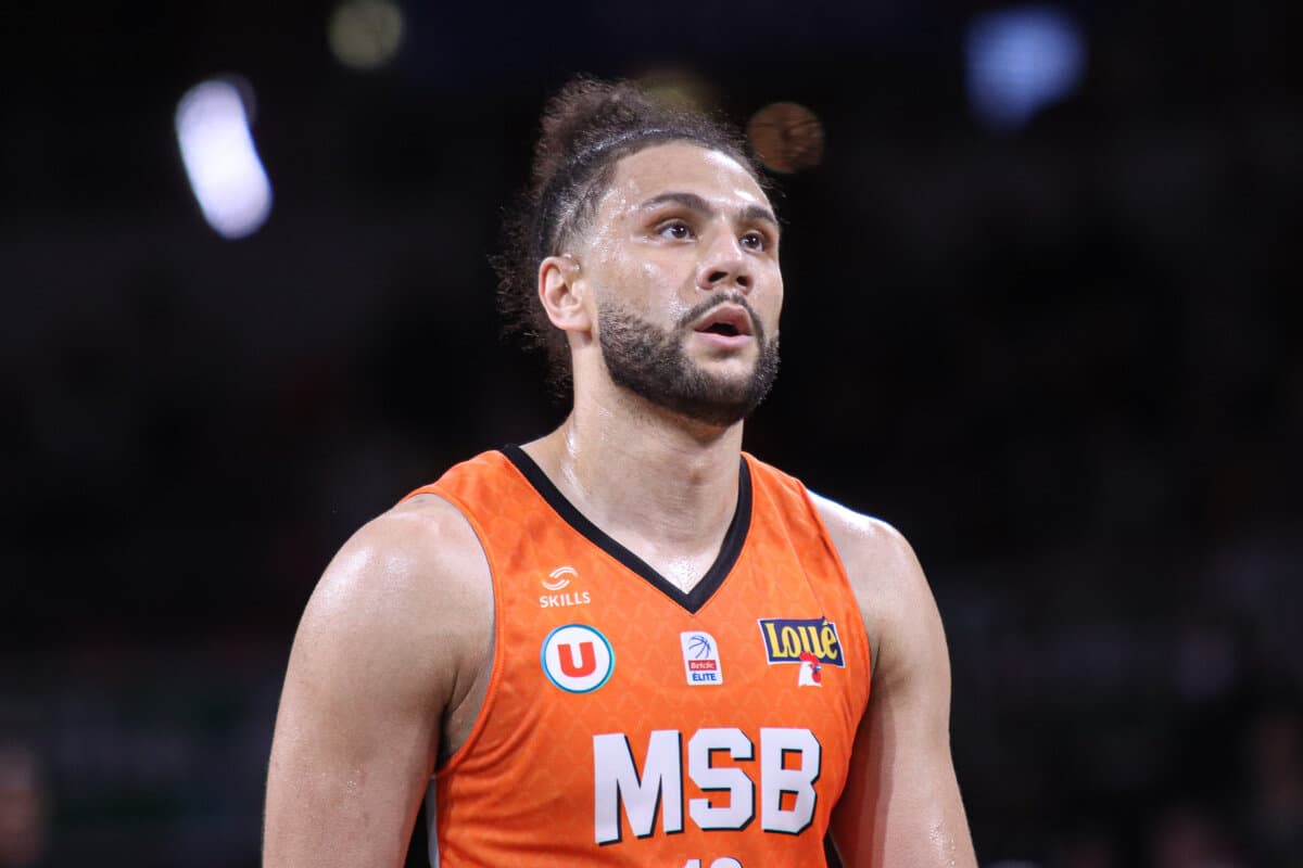 Kaza Kajami-Keane (Le Mans) against Paris Basketball, Betclic ELITE, March 5, 2022