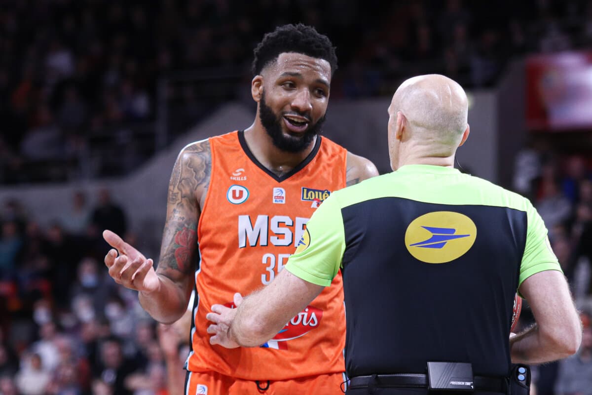 TaShawn Thomas (Le Mans) against Paris Basketball, Betclic ELITE, March 5, 2022