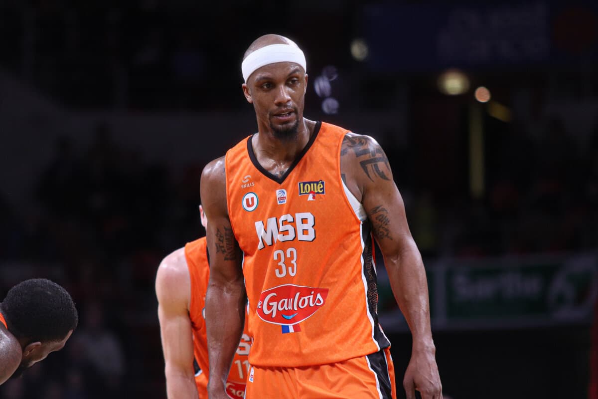 Dante Cunningham (Le Mans) against Paris Basketball, Betclic ELITE, March 5, 2022