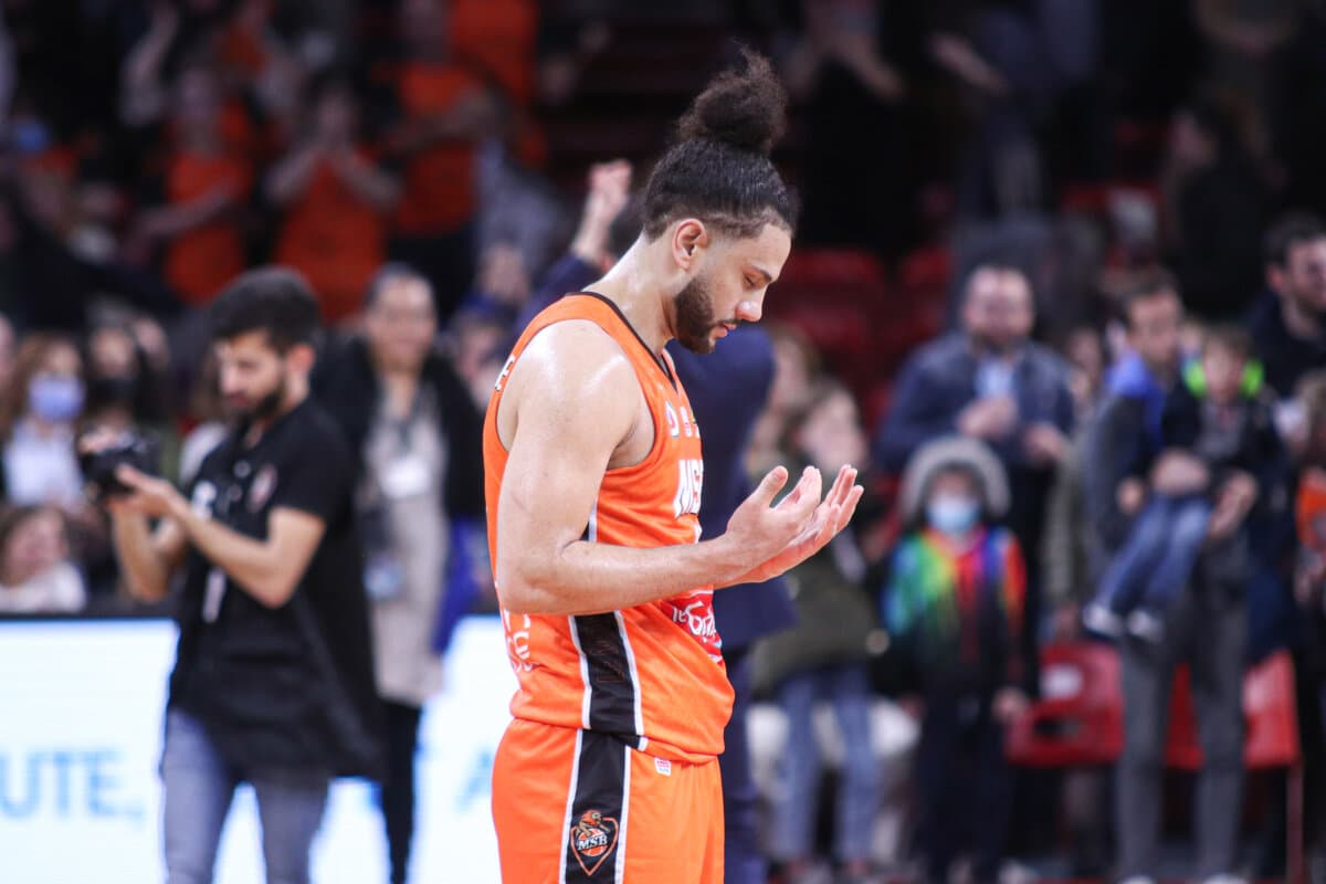 Kaza Kajami-Keane (Le Mans) against Paris Basketball, Betclic ELITE, March 5, 2022