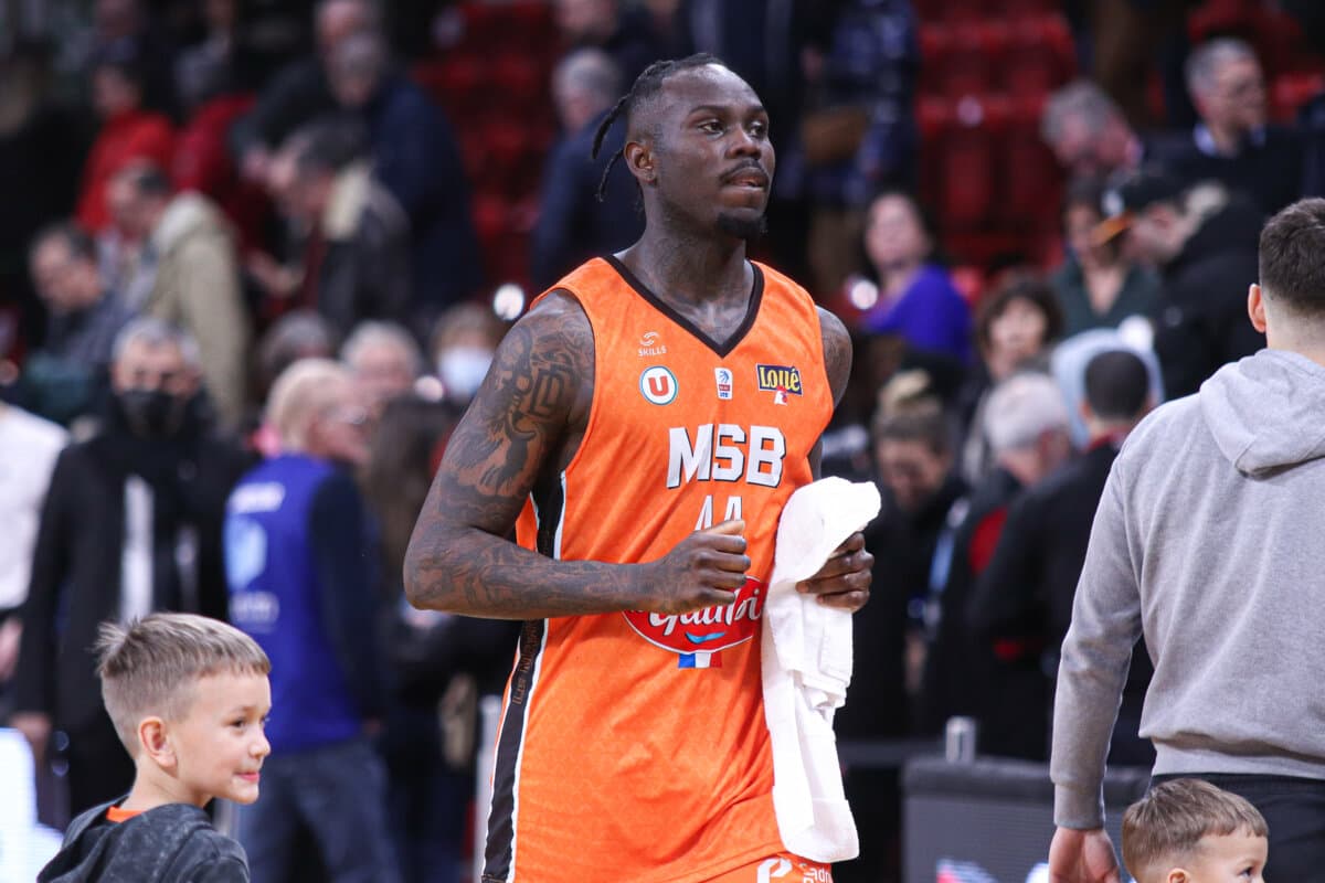 Williams Narace (Le Mans) against Paris Basketball, Betclic ELITE, March 5, 2022
