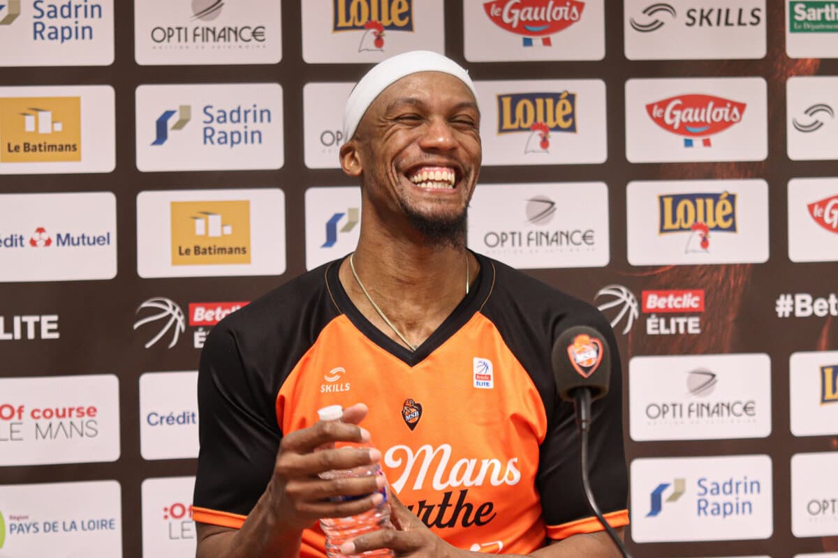 Dante Cunningham (Le Mans) against Paris Basketball, Betclic ELITE, March 5, 2022