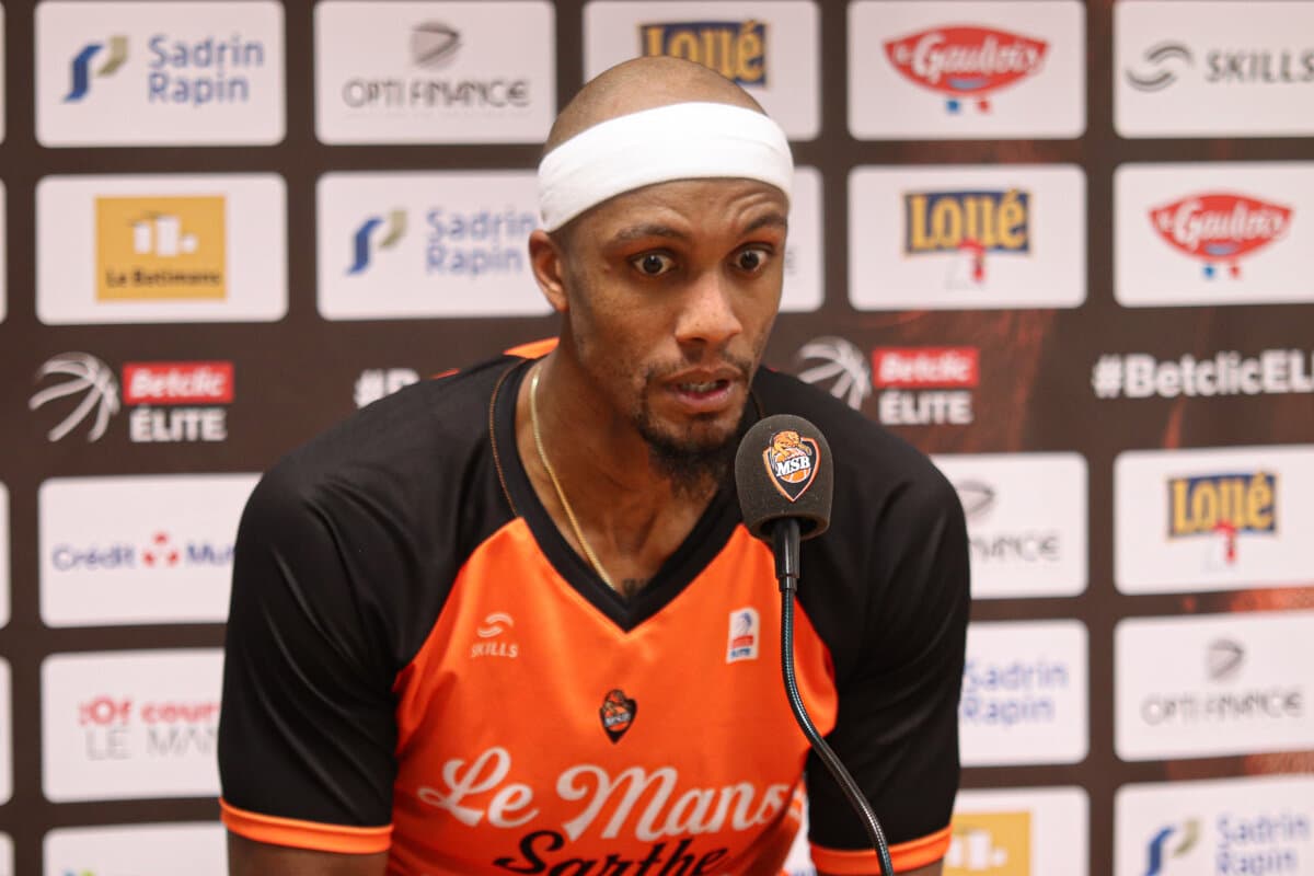 Dante Cunningham (Le Mans) against Paris Basketball, Betclic ELITE, March 5, 2022
