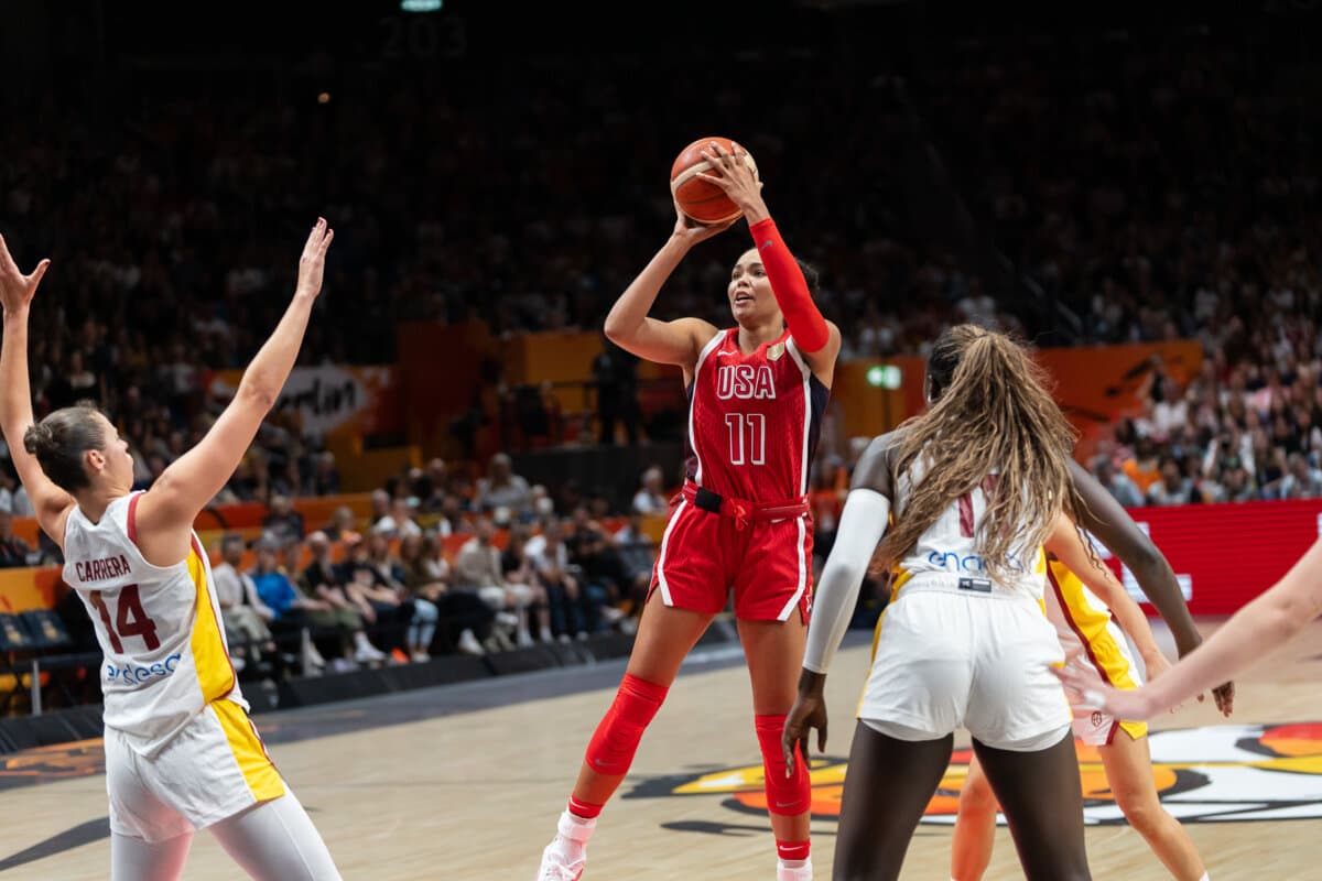 Napheesa Collier (United States (F)) against Spain (F), Women's World Cup, September 12, 2026