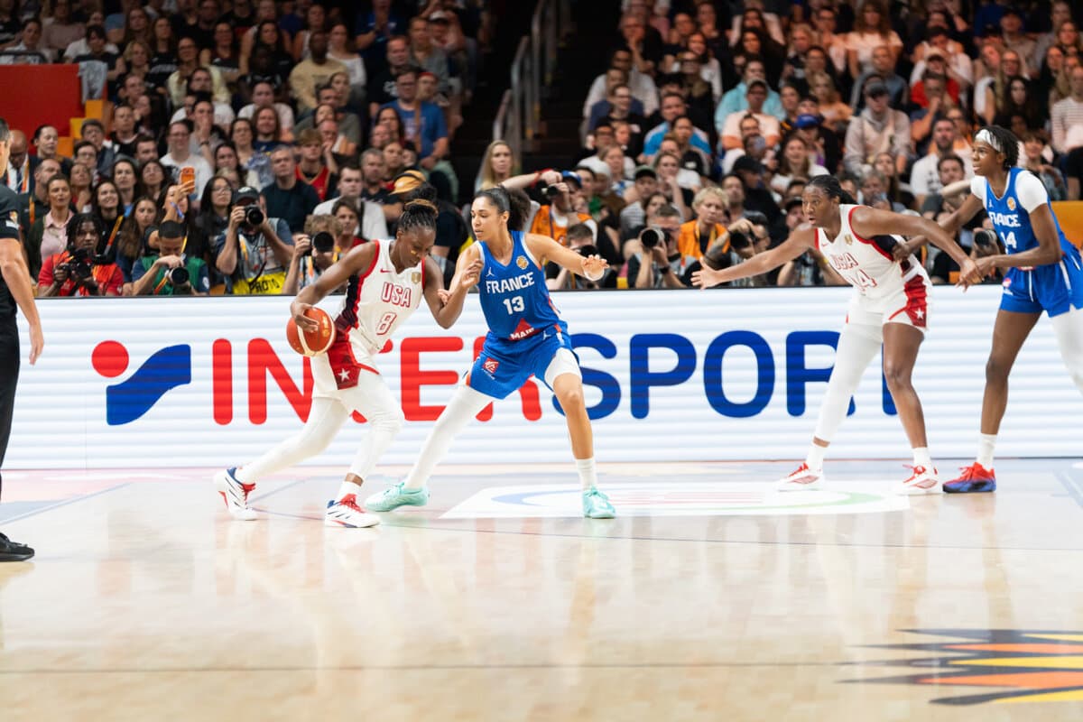 Chelsea Gray (United States (W)) against Janelle Salaün (France (W)), Women's World Cup, September 13, 2026