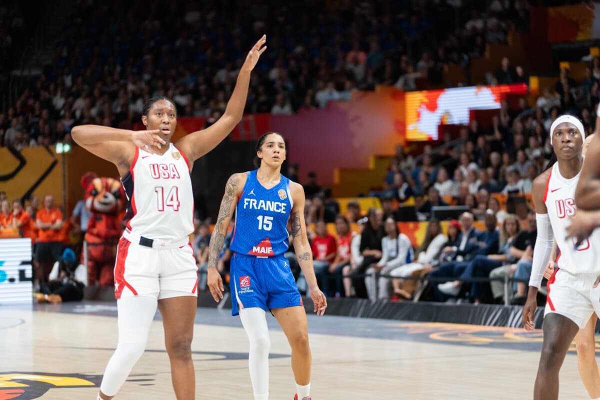 Aliyah Boston (United States (W)) against Gabby Williams (France (W)), Women's World Cup, September 13, 2026