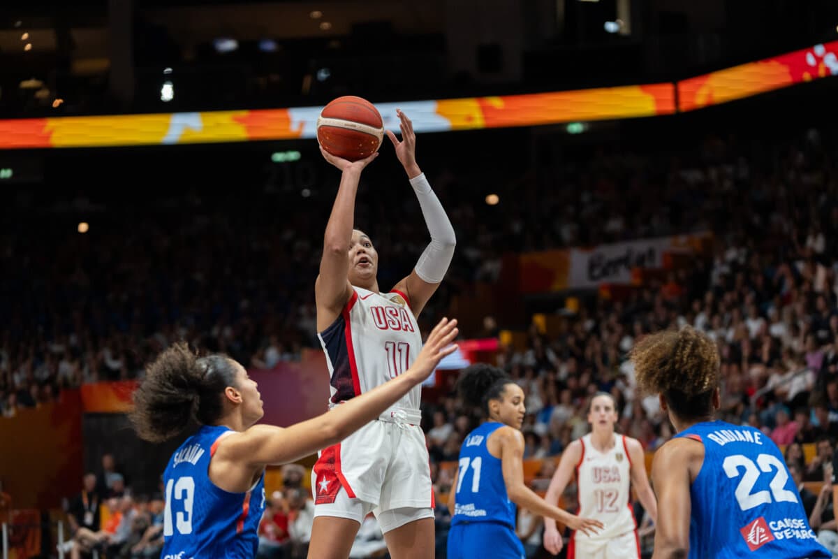Napheesa Collier (United States (F)) against France (F), Women's World Cup, September 13, 2026