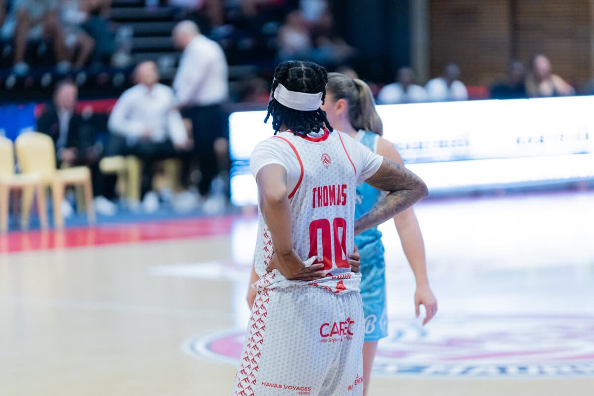 Jasmine Thomas (La Tronche Meylan) face à Chartres Féminin, La Boulangère Wonderligue, 27 septembre 2026
