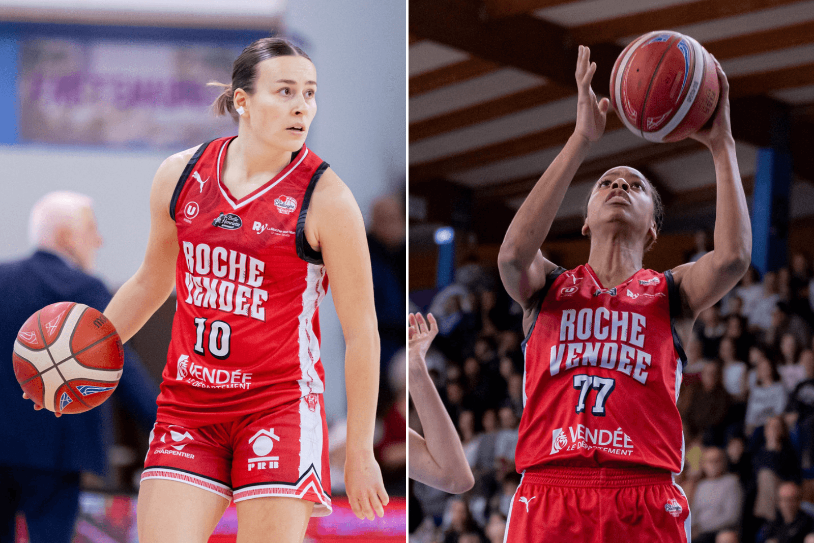 Two new signings for ASVEL Women: Diana Balayera and Emma Peytour arrive from Roche Vendée