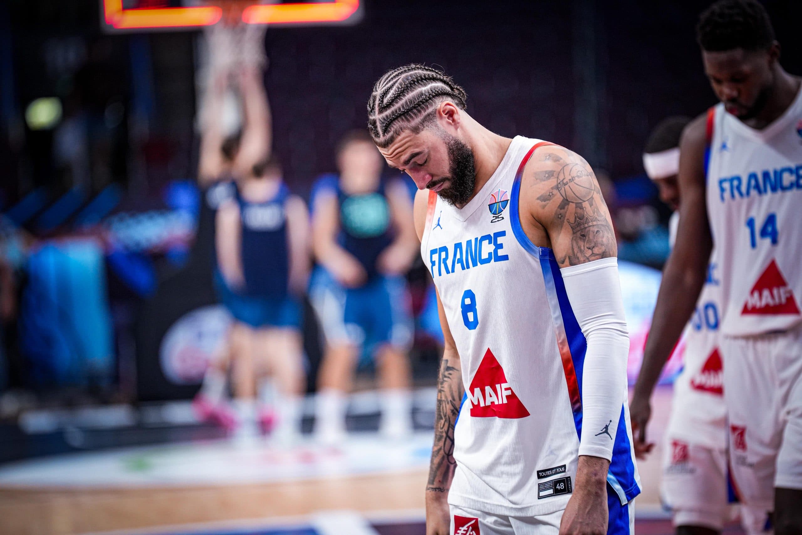 The starting five got the French team off to a bad start against Georgia, Isaia Cordinier regrets: « We were responsible »