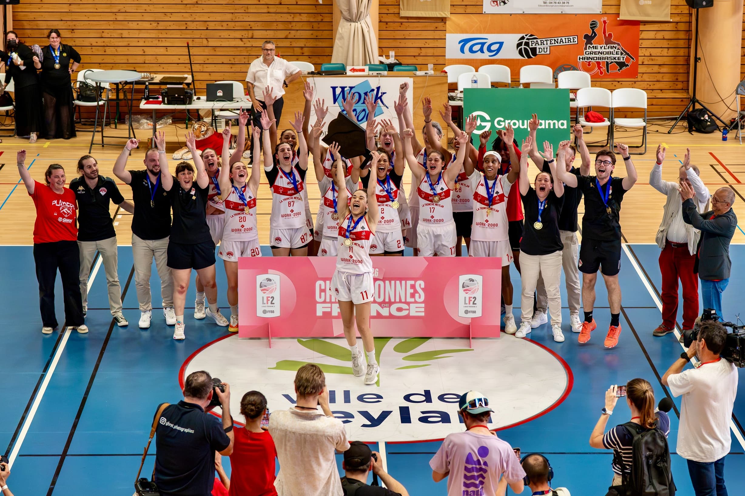 BC La Tronche Meylan crowned LF2 champion and promoted to La Boulangère Wonderligue