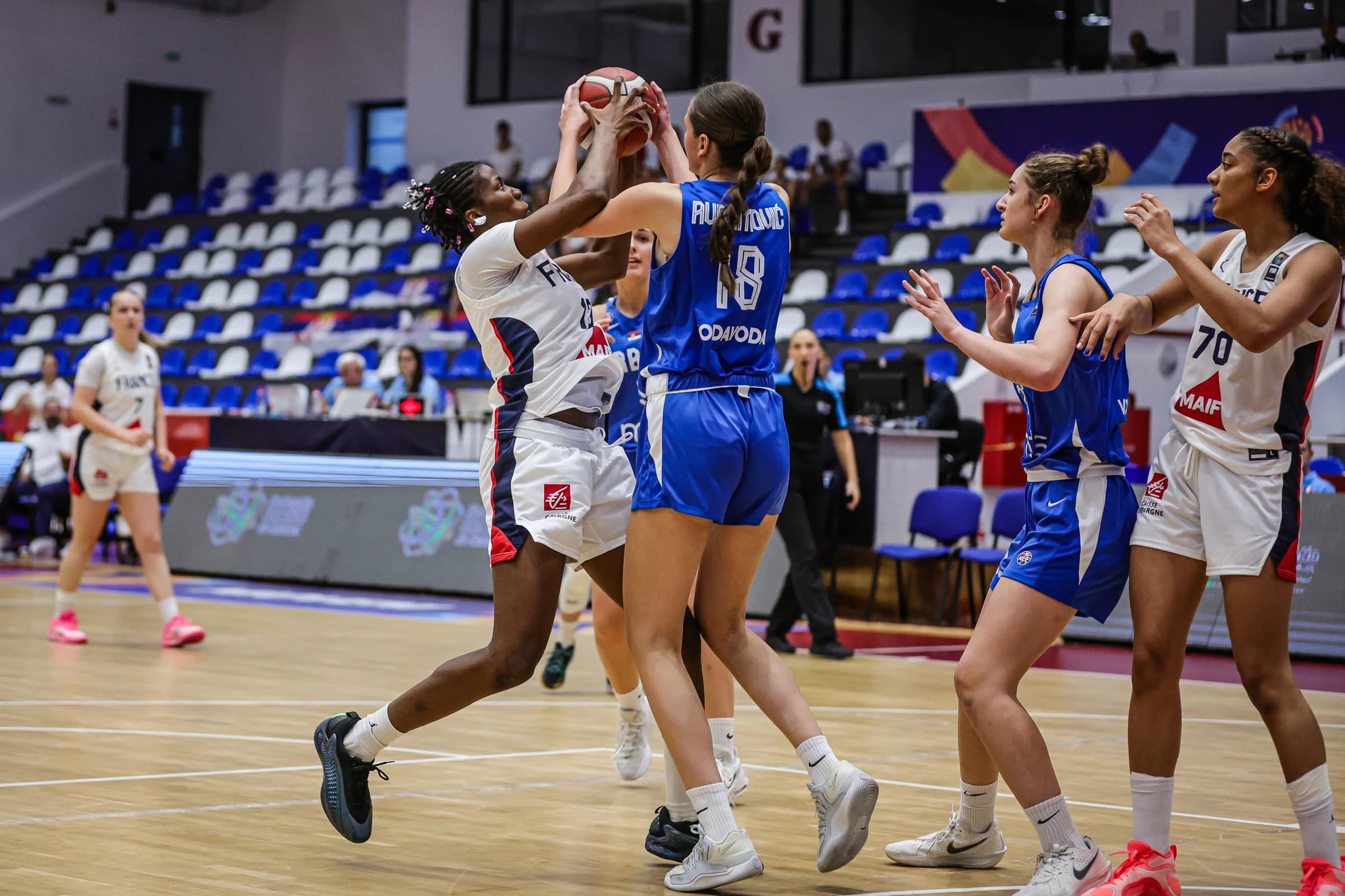 French U16 women’s team defeated by Serbia in their second group match