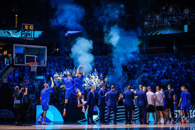 Estonia claims its first EuroBasket victory in front of 8,000 supporters