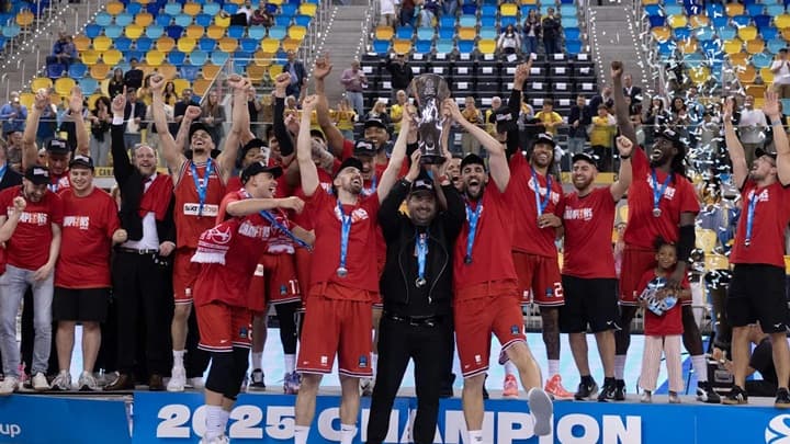 Three French players defeated in final, Hapoel Tel Aviv crowned 2025 EuroCup champion