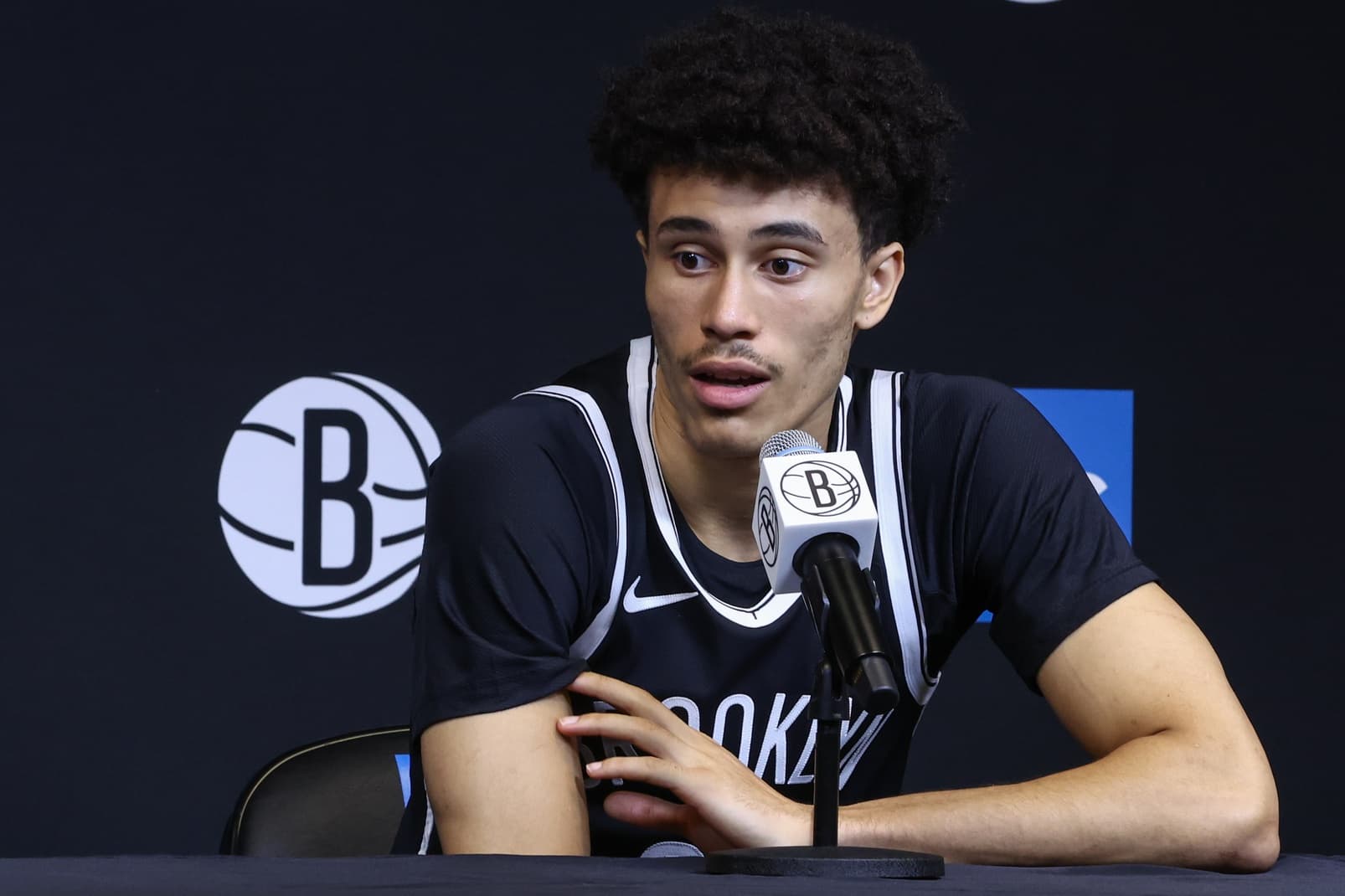 Nolan Traore banks on his speed to establish himself with the Nets