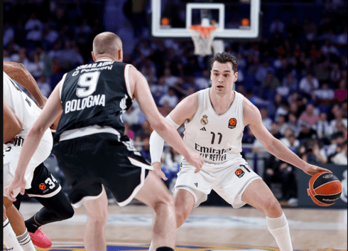 Real Madrid defeats Virtus Bologna 92-84 to extend dominant home streak in EuroLeague