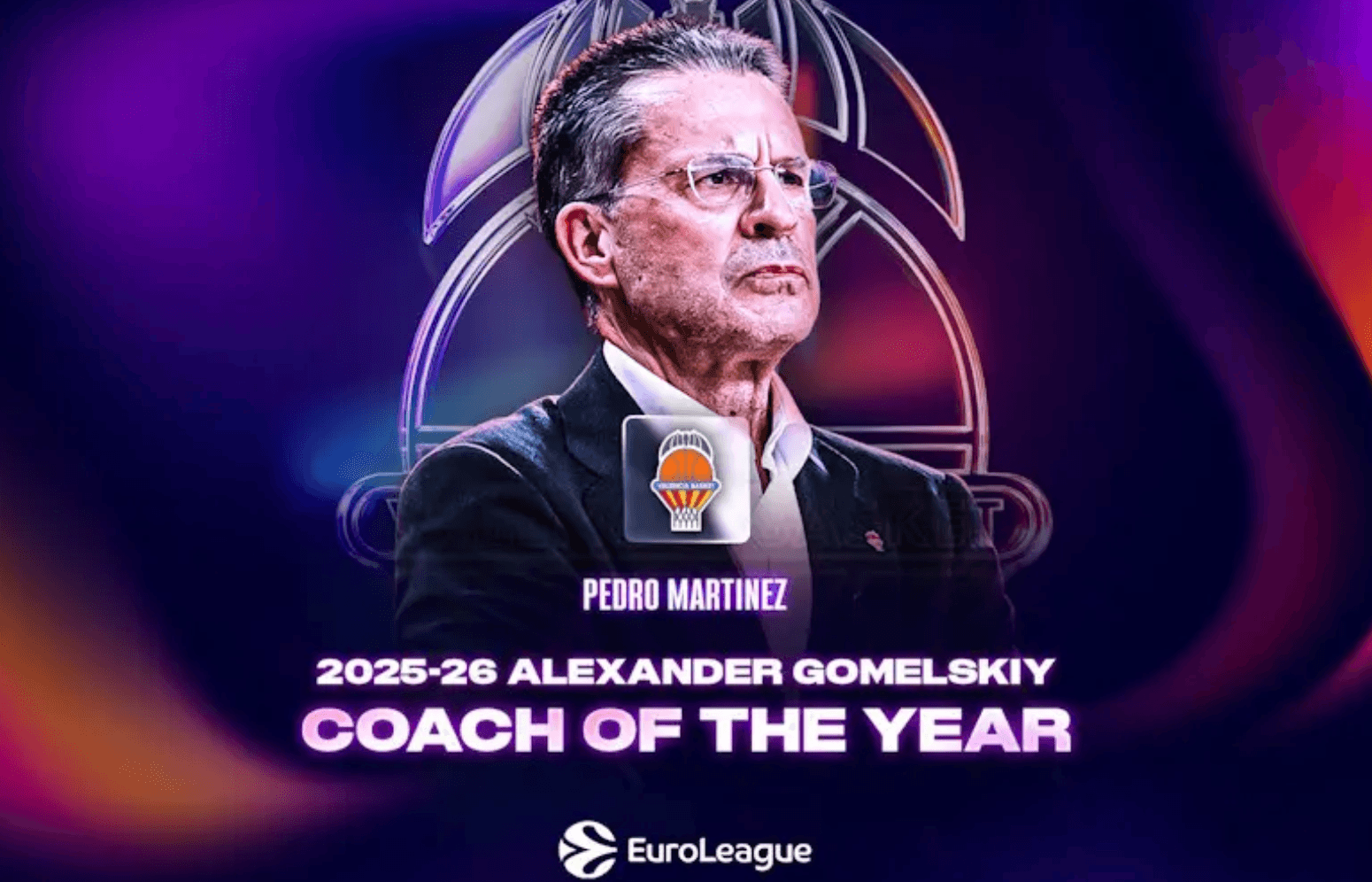 Pedro Martínez named EuroLeague Coach of the Year after leading Valencia to 2nd place
