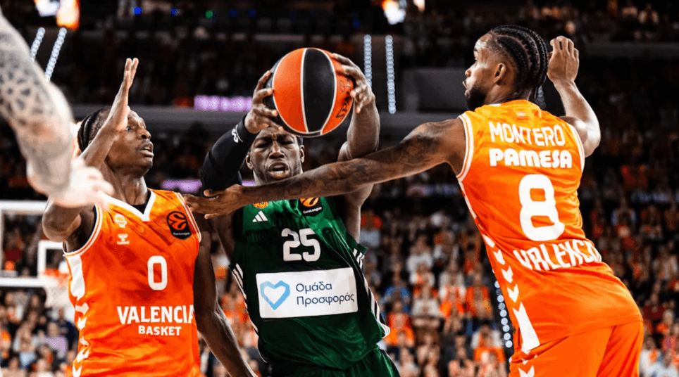 Panathinaikos steals Game 1 from Valencia with clutch 68-67 victory in EuroLeague playoffs