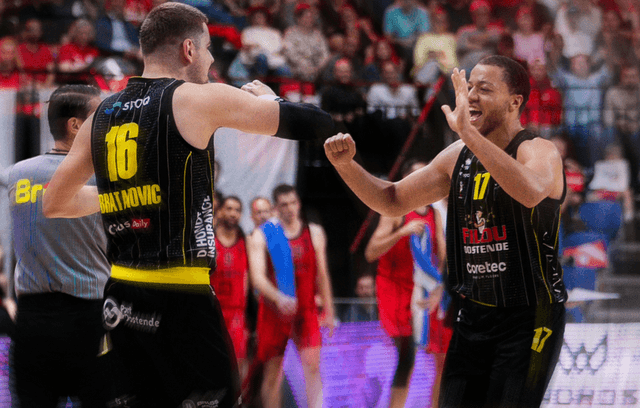 BNXT League Playoffs: Filou Oostende Takes 2-1 Lead Over Antwerp in BNXT League Finals