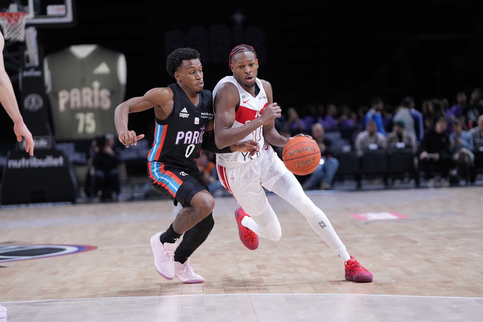 Joël Ayayi and Jeremy Morgan, two former JL Bourg players, join Paris Basketball