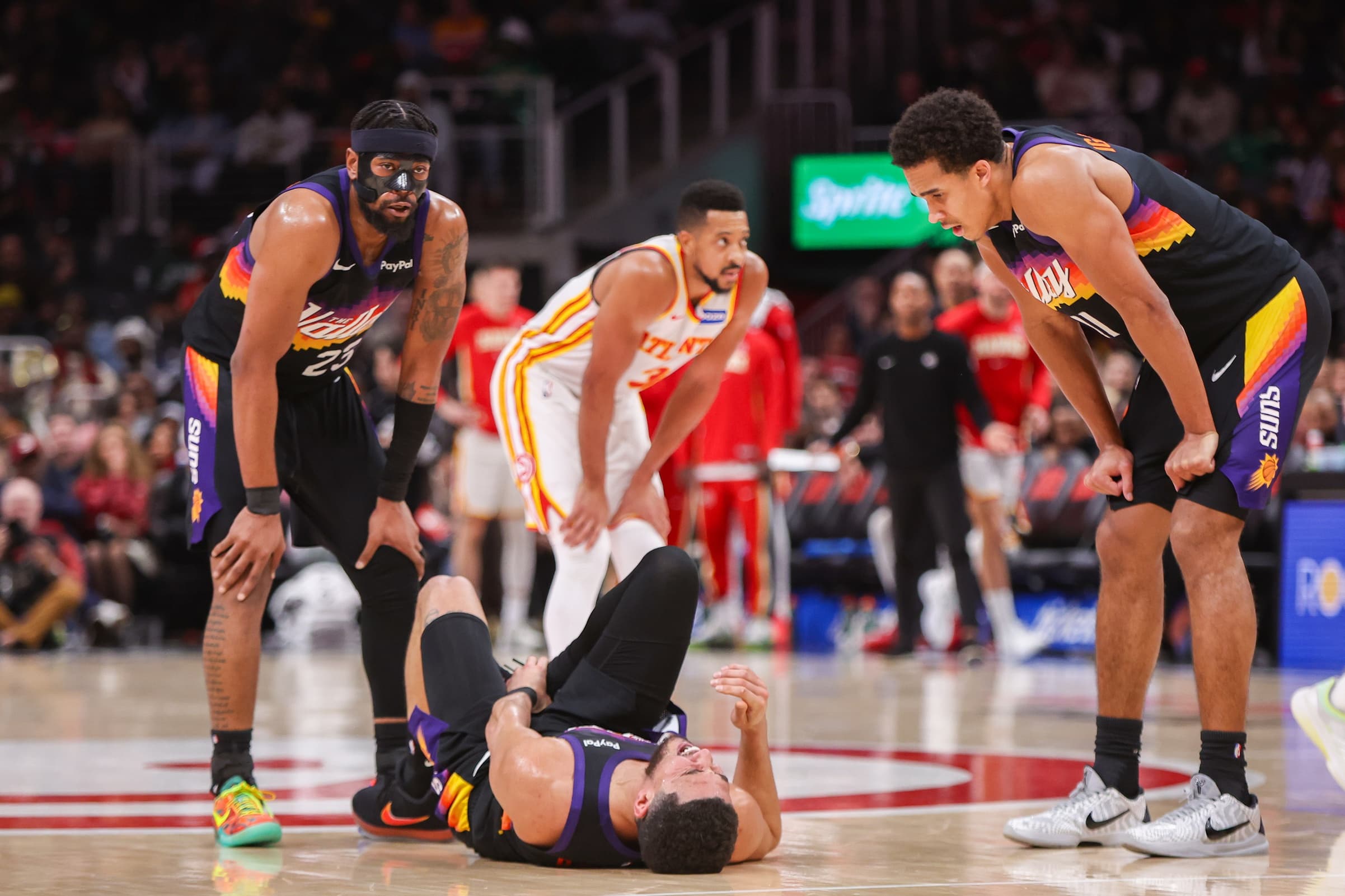 Devin Booker injured: minimum one week absence for Suns star