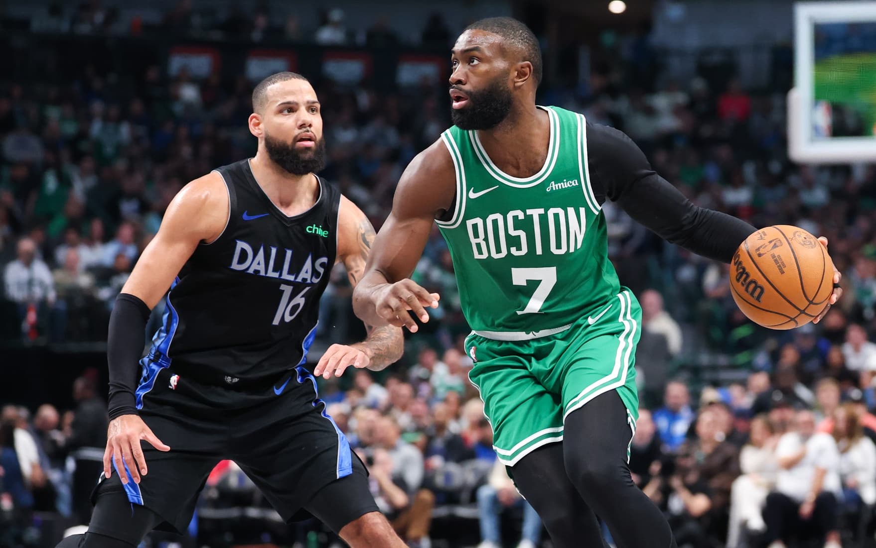 Jaylen Brown leads Boston to 110-100 victory over Dallas despite Cooper Flagg’s record
