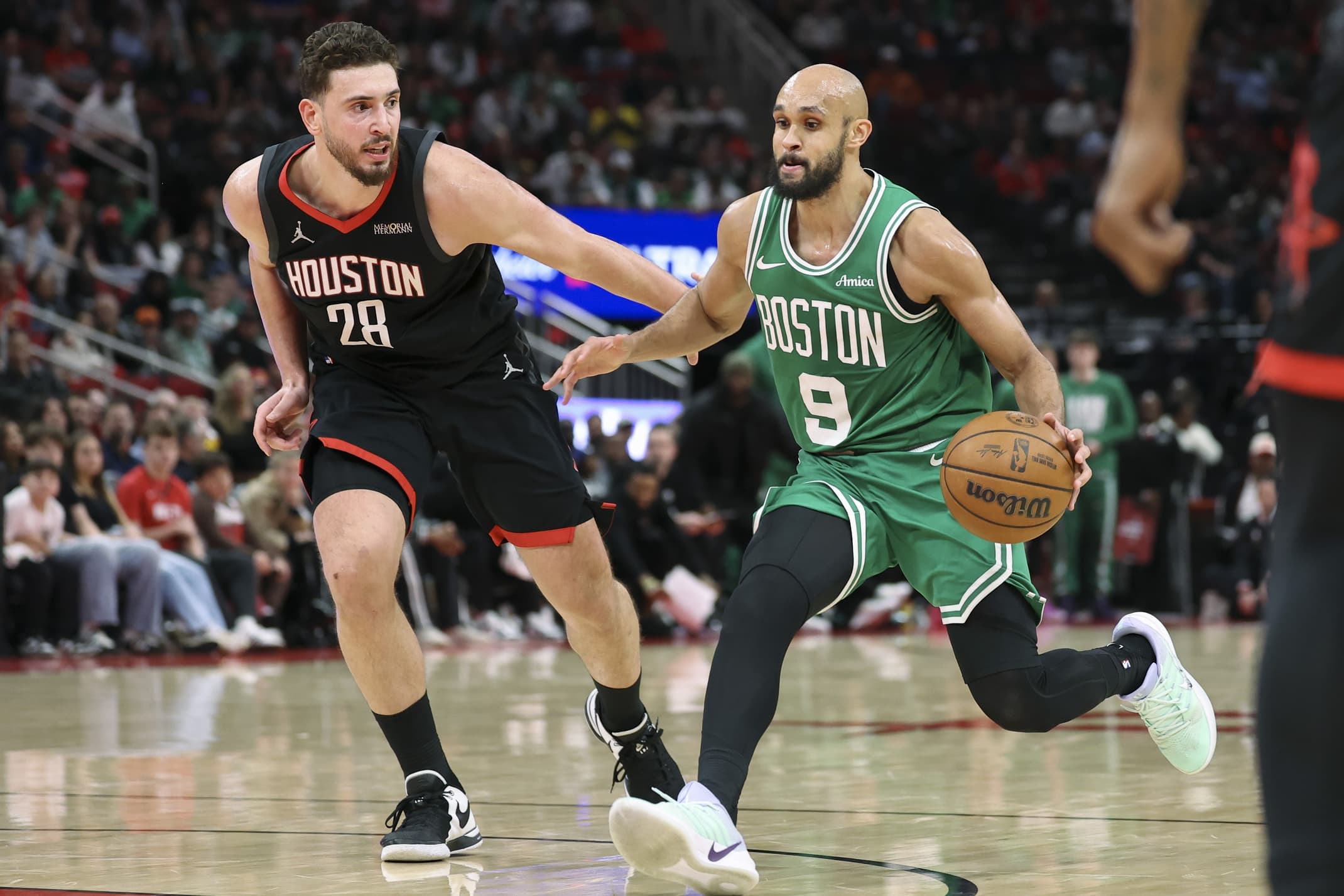 Without Jaylen Brown, the Boston Celtics defeat the Houston Rockets